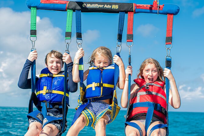 1 Hour Private Parasailing Charter, Grace Bay, Providenciales - Taking off from the flight deck
