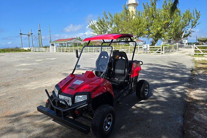 2 Seater Side by Side Guided Adventure Tour in Grand Turk - Grand Turk Lighthouse and the ocean-view pause