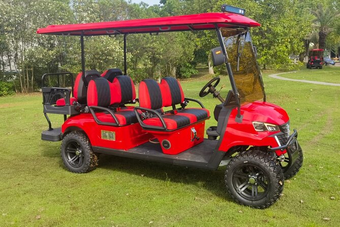 6 Seater Luxury Golf Carts Rental in Grand Turk - Meeting the Cart Outside the Cruise Port