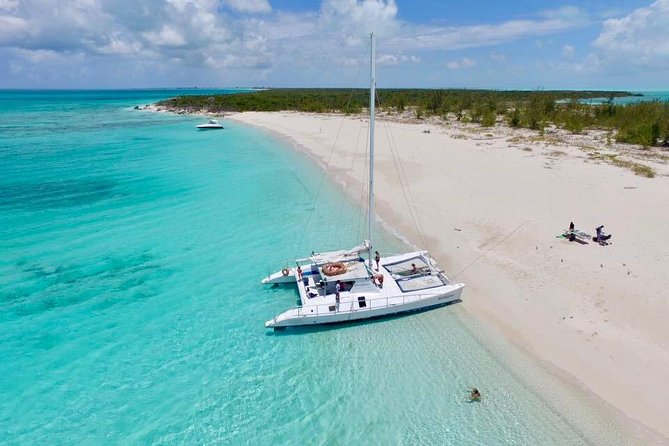 7 Hour Private Catamaran Sail, Snorkel and Beach BBQ Grace Bay, Providenciales - A Beach Barbecue Worth Building the Day Around
