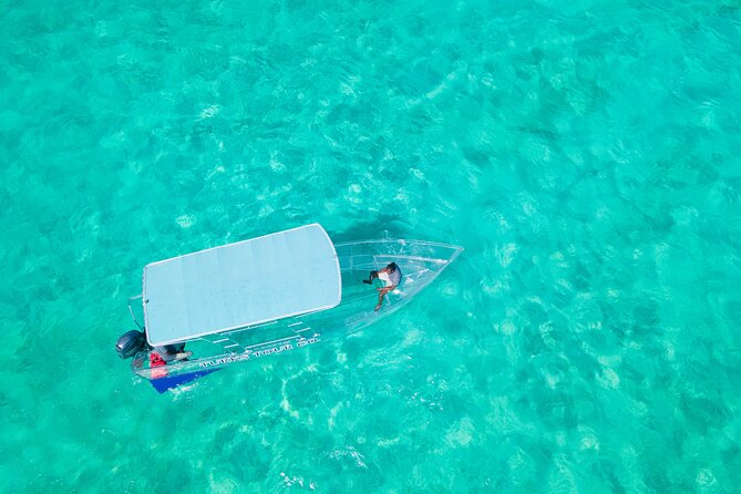 75 Minutes Clear Boat Tour in Caicos Island - What the clear boat actually feels like