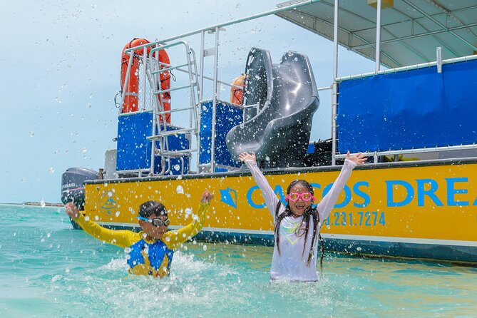 Afternoon Half Day Cruise from Providenciales with Snorkeling and Iguana Island - Grace Bay Beach from the water