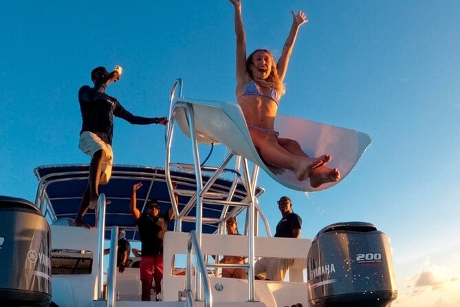 All Day Adventure with a Beach BBQ Feast from Providenciales - The slow ride home with music and rum punch