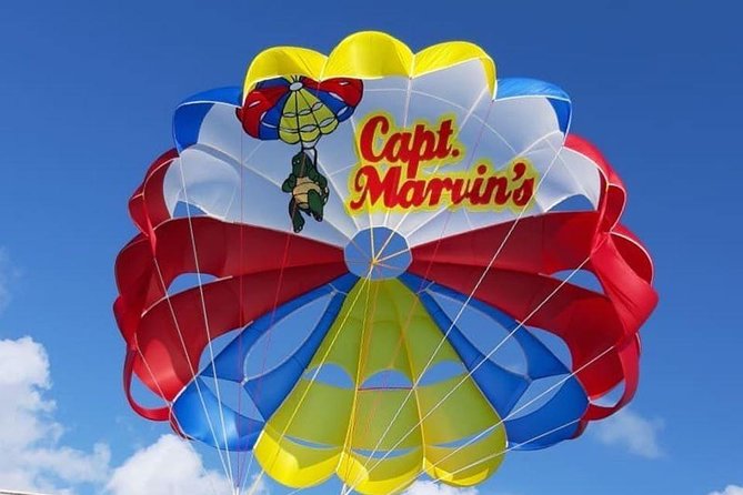 Capt Marvin Watersports / Parasail - Private Tour - Taking flight from Grace Bay