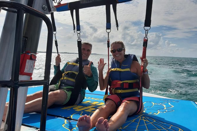 Capt Marvin Watersports / Parasail - Public Tour - Harnesses, life jackets, and a clear safety briefing