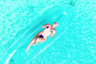 Clear Kayak Drone Photography