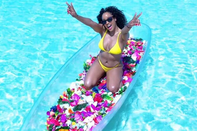 Clear Kayak Flower Girl Photoshoot in Turks and Caicos Islands - What the Flower Girl experience actually is