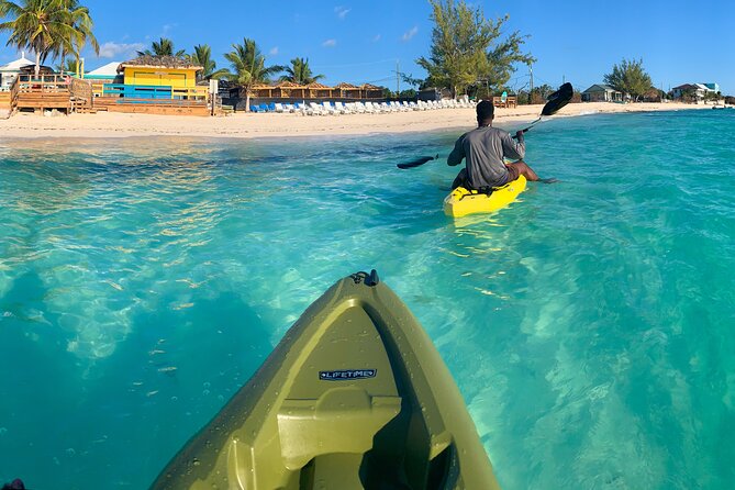 Clear kayak Grand Turk Island Kayak Tour of the mangroves - The Taino canoe replica and a small piece of the past