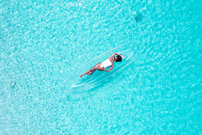 Clear Kayak Photoshoot Turks and Caicos - The clear kayak is the main attraction