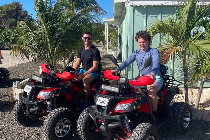 Famous East Island ATV Tour - Grace Bay Road and the map mural