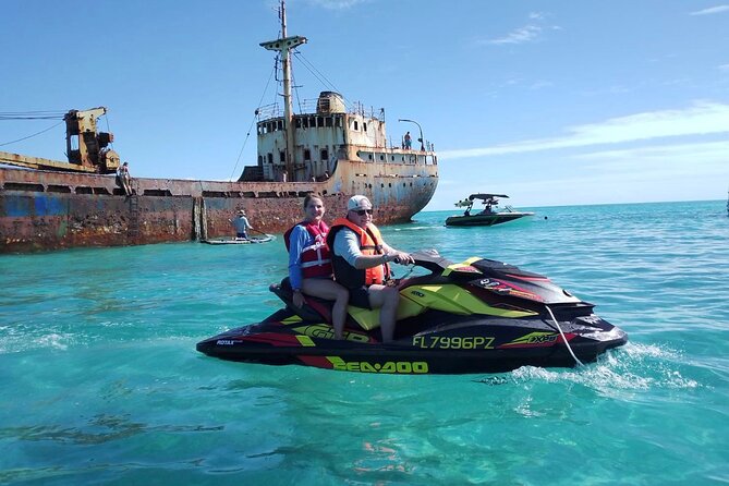 FAMOUS SHIPWRECK, Tiki Bar & Iguana Island Private Jet Ski Tour - Communication, timing, and small details
