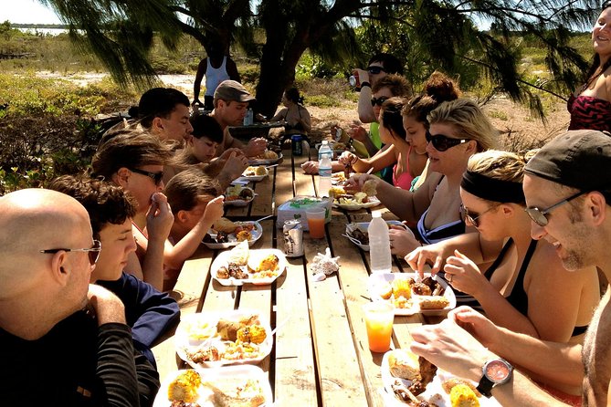 Full Day Beach BBQ Lunch & Snorkeling Excursion in Grace Bay - The barbecue lunch on a small island