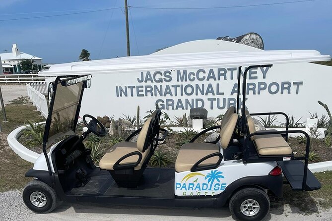 Golf Cart Rental in Grand Turk (6-seater) - Finding the cart outside the cruise terminal