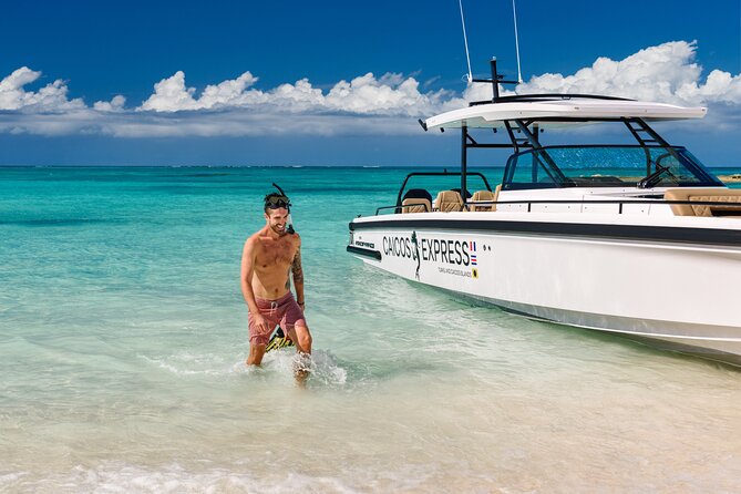 Half Day Private Luxury Axopar Charter in Turks & Caicos - The Axopar 37 and comfort on board