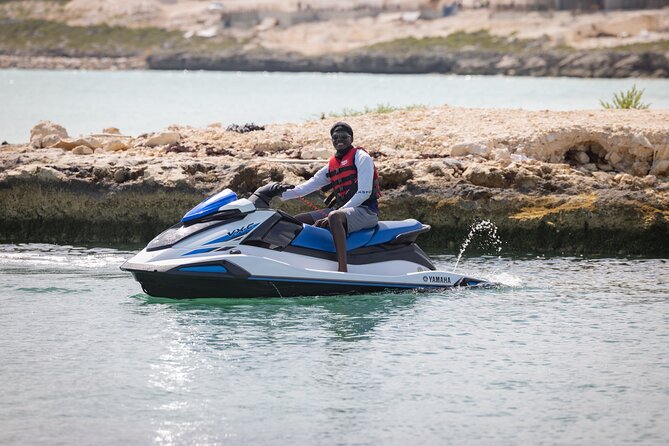 Jet Ski Adventure in Crystal Waters of Turks and Caicos - Sandbars, small cays, and Jojo the Dolphin