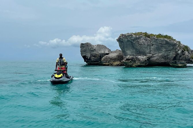 Jet Ski Tour or Jet Ski Rental in Providenciales - Riding out from Sapodilla Bay Beach