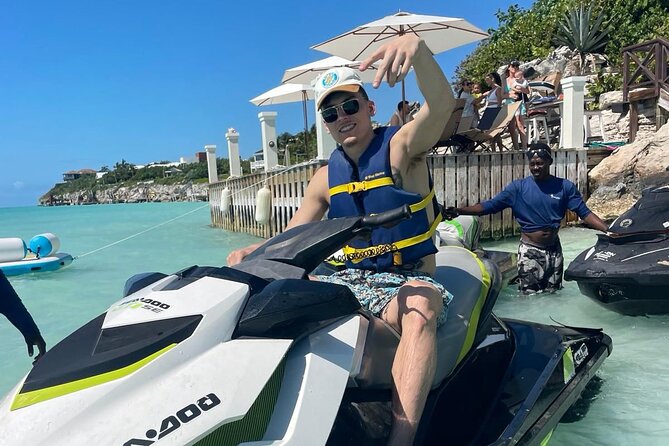 Jet Ski Tour or Jet Ski Rental in Providenciales - Cliff jumping and clear-water swimming