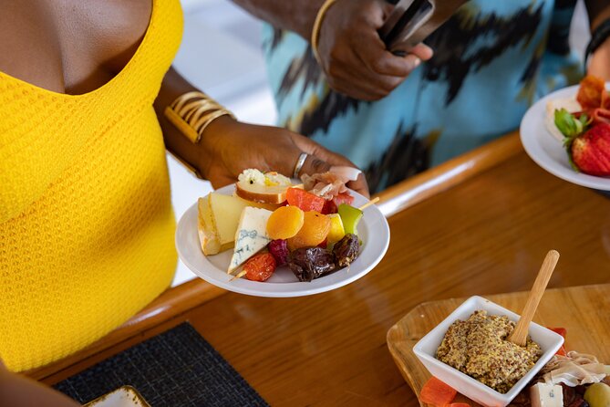 Lady Grace Signature Catamaran Sunset Sail from Ritz-Carlton - Hors d’oeuvres are tasty, but do not replace dinner
