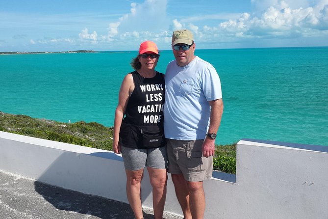 N&G Providenciales Island Tours of Turks and Caicos - Sapodilla Bay Hill adds carvings and a wide view