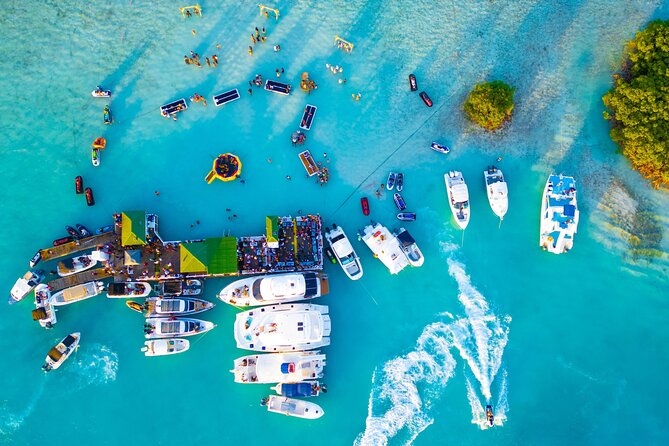 Noahs Ark Catamaran Trip - Noah’s Ark, a floating beach club away from shore