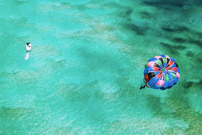 Parasailing Adventure from Providenciales in Turks and Caicos - Meeting the boat along Grace Bay Beach
