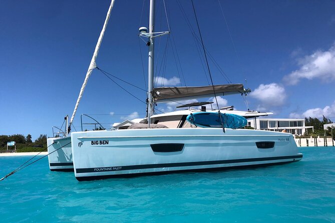Private Afternoon Tour Catamaran 44 Big Ben - Grace Bay views and the return sail