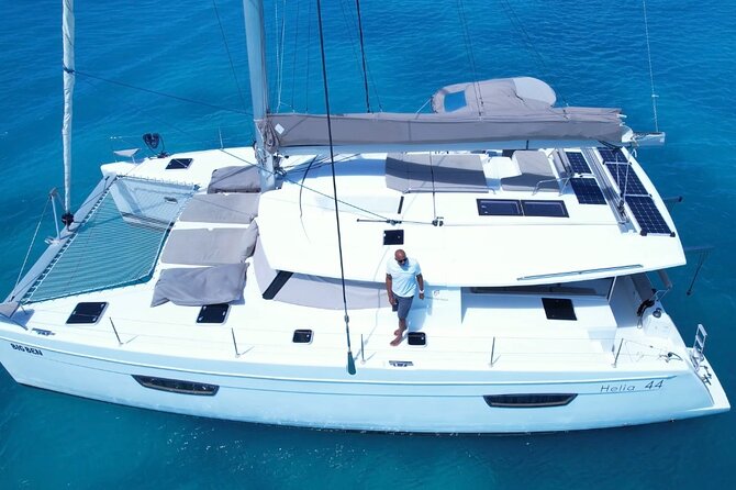 Private Afternoon Tour Catamaran 44 Big Ben - Pine Cay: swimming and a quiet beach