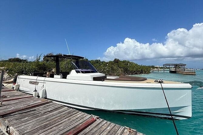 Private Morning Tour Fjord 38 Ben - Pine Cay: a quiet first stop