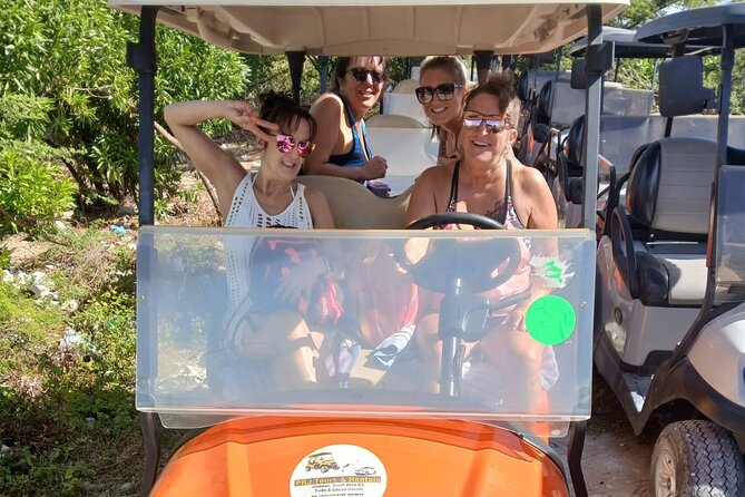 PRJ Golf cart rental in Grand Turk - Returning the cart at the cruise terminal