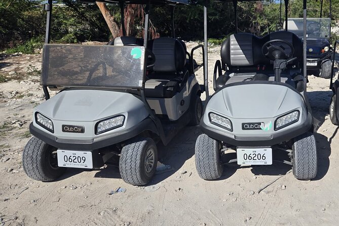 R & B Golf Cart and Car Rental - What your day on Grand Turk can look like