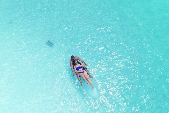 Romantic Clear Kayak Drone Photoshoot for Couples Turks & Caicos - The photo and video package