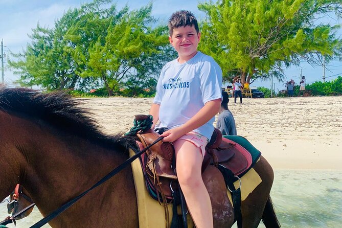 Shared Horseback Riding in Turks and Caicos - Hooves on the Sand Along Providenciales