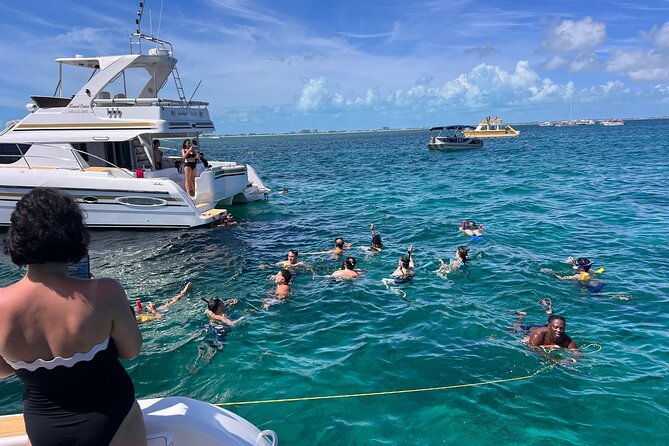 Turks and Caicos Full-Day Luxury Private Yacht Charter - Snorkeling at the Barrier Reef