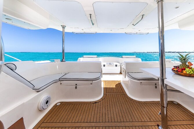 Turks and Caicos Full-Day Luxury Private Yacht Charter - Cruising Along Grace Bay Beach